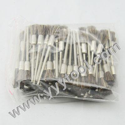 Gray Goat Hair End Brush