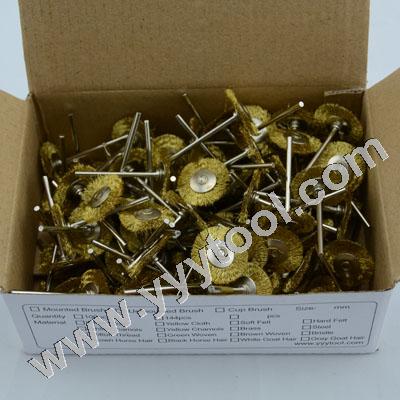 Mounted Brass Wire Brush