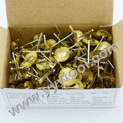 Mounted Brass Wire Brush