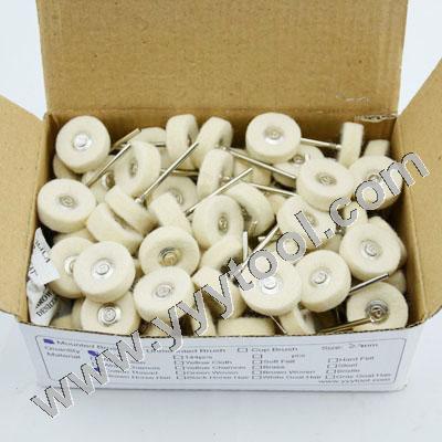 Mounted White Buffing Wheel