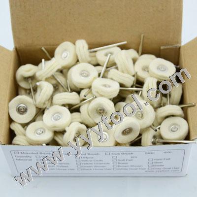 Three Felt Wheel
