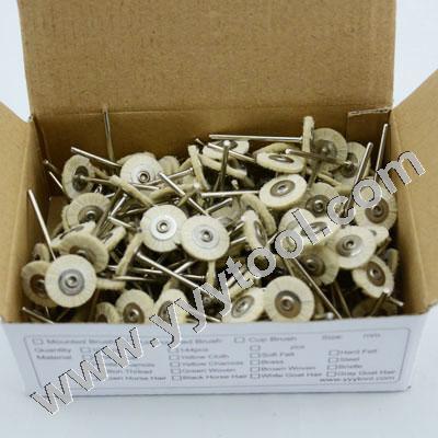Mounted Goat Hair Wheel Brush