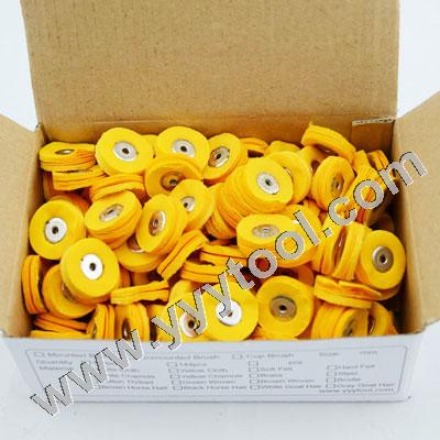 Unmounted Yellow Cloth Brushes