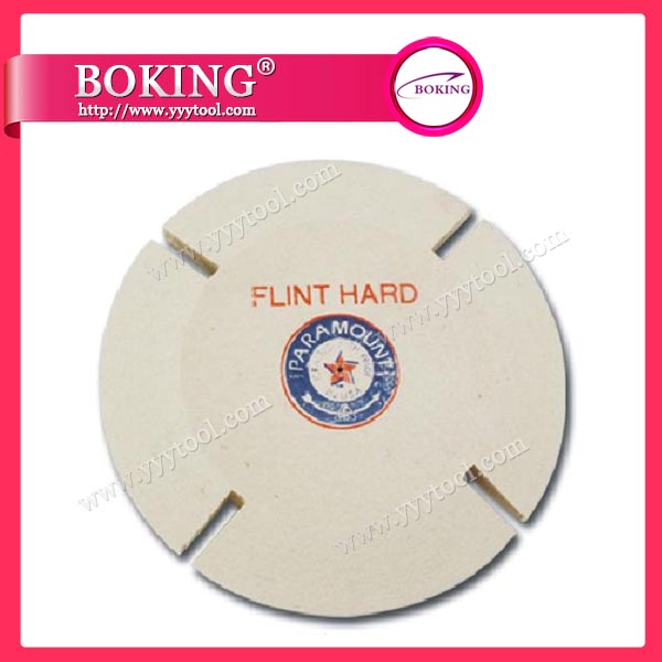 Split Lap-Flint Hard Felt Wheel