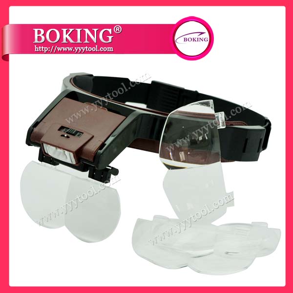 Head Wearing Magnifier with Light