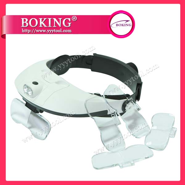 Head Wearing Magnifier with Light