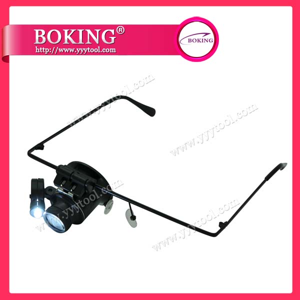 Head Wearing Magnifier with Light