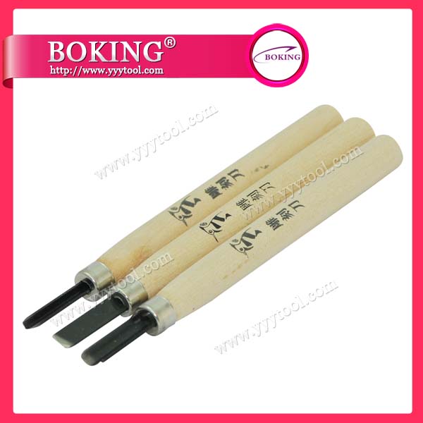 Wood Cut Knife set of 3pcs