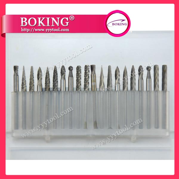 ￠3X￠3mm Tungsten Carbide Burs Set