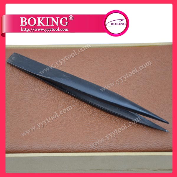 Black Soldering Tweezers-Straight