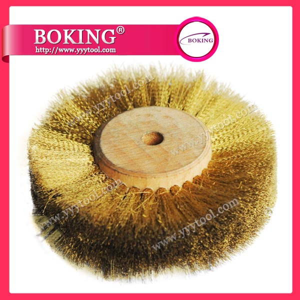 Brass Wheel Brush
