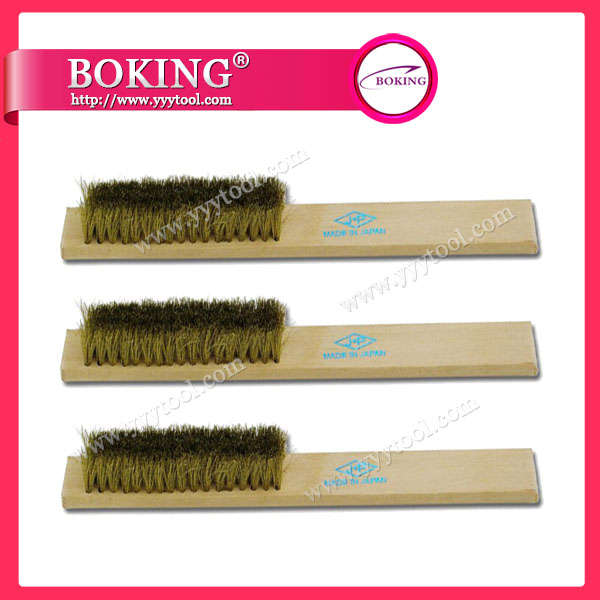 Crimped Brass With Wooden Handle
