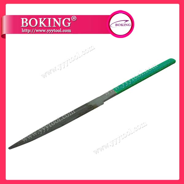 Glardon Vallorbe Green Handle Halfround File