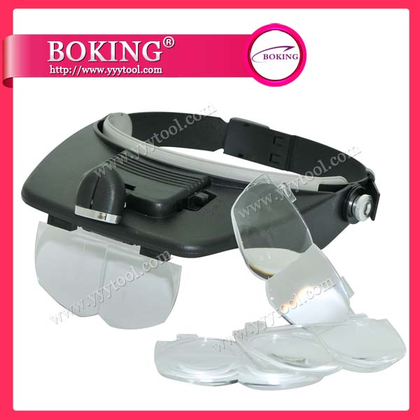 Light Head Magnifier Glass