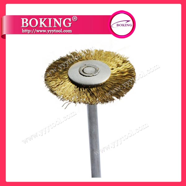 Mounted Brass Wire Brush