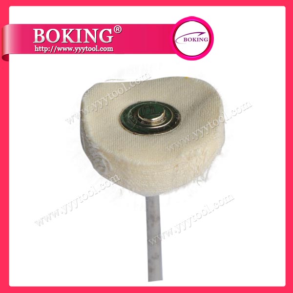 Mounted White Buffing Wheel