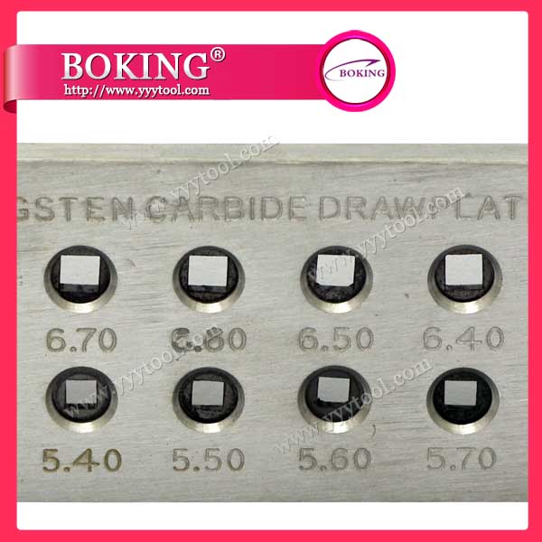 Square Shape Tungsten Carbide Drawplate