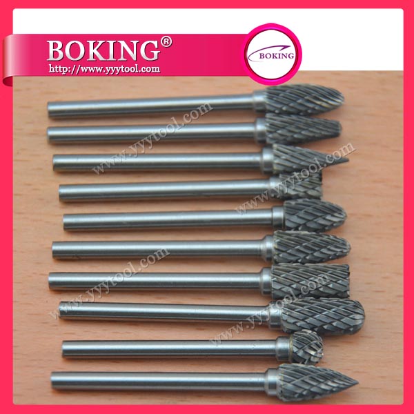 ￠3X￠5mm Tungsten Carbide Burs Set