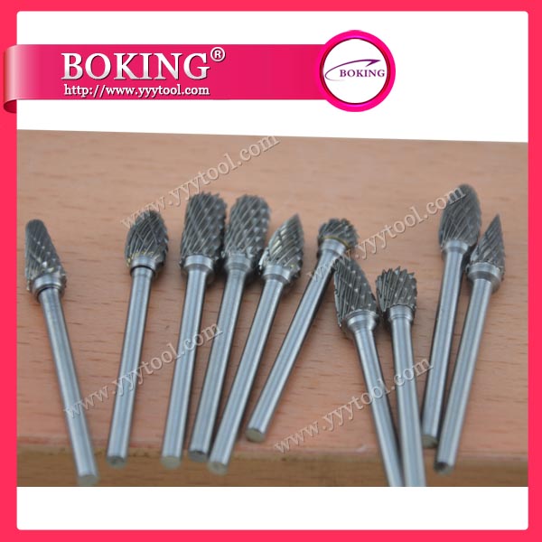 ￠3X￠6mm Tungsten Carbide Burs Set