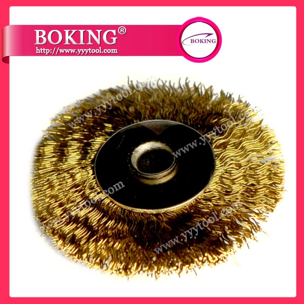Unmounted Brass Wheel Brush
