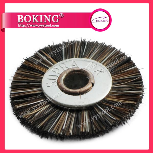 Unmounted Horse Hair Wheel Brush