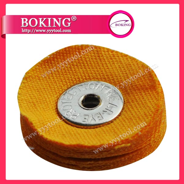 Unmounted Yellow Cloth Brushes