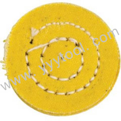 Unmounted Yellow Cloth Buffing Wheels