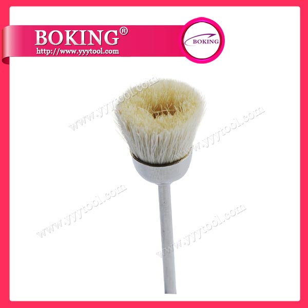 White Goat Hair Cup Brush