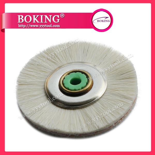 White Goat Hair with Chamois