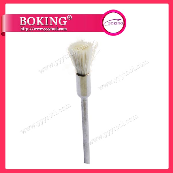 White Bristle End Brushes